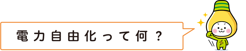 電力自由化って何？